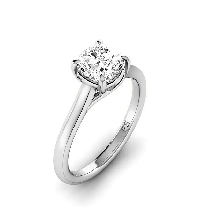 0.35-1.50 CT Cushion Cut Diamonds - Solitaire Ring