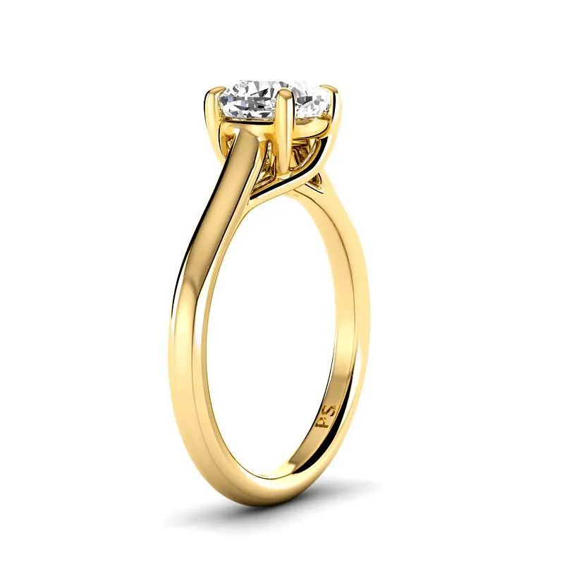 0.35-1.50 CT Cushion Cut Diamonds - Solitaire Ring