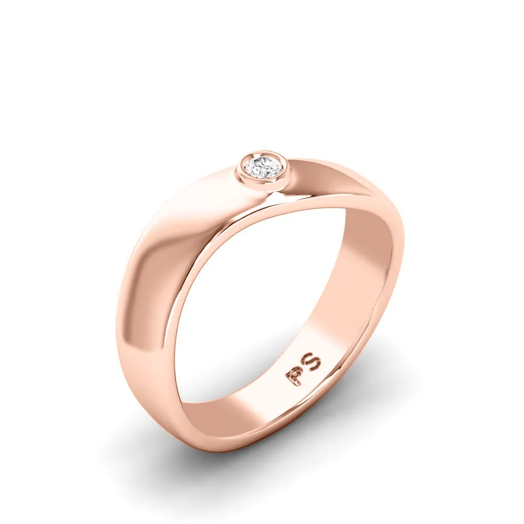 0.35-1.50 CT Round Cut Diamonds - Solitaire Ring