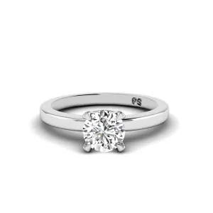 0.50-3.00 CT Round Cut Lab Grown Diamonds - Solitaire Ring