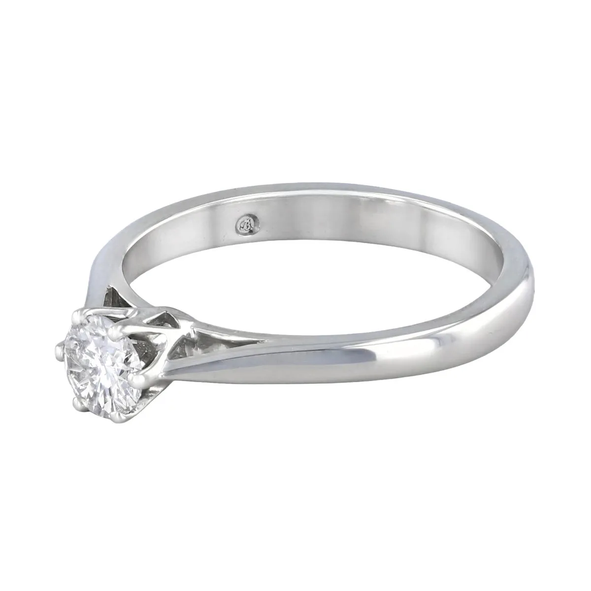 0.50ct Brilliant Cut Diamond Solitaire Ring | Pre-Loved | Platinum