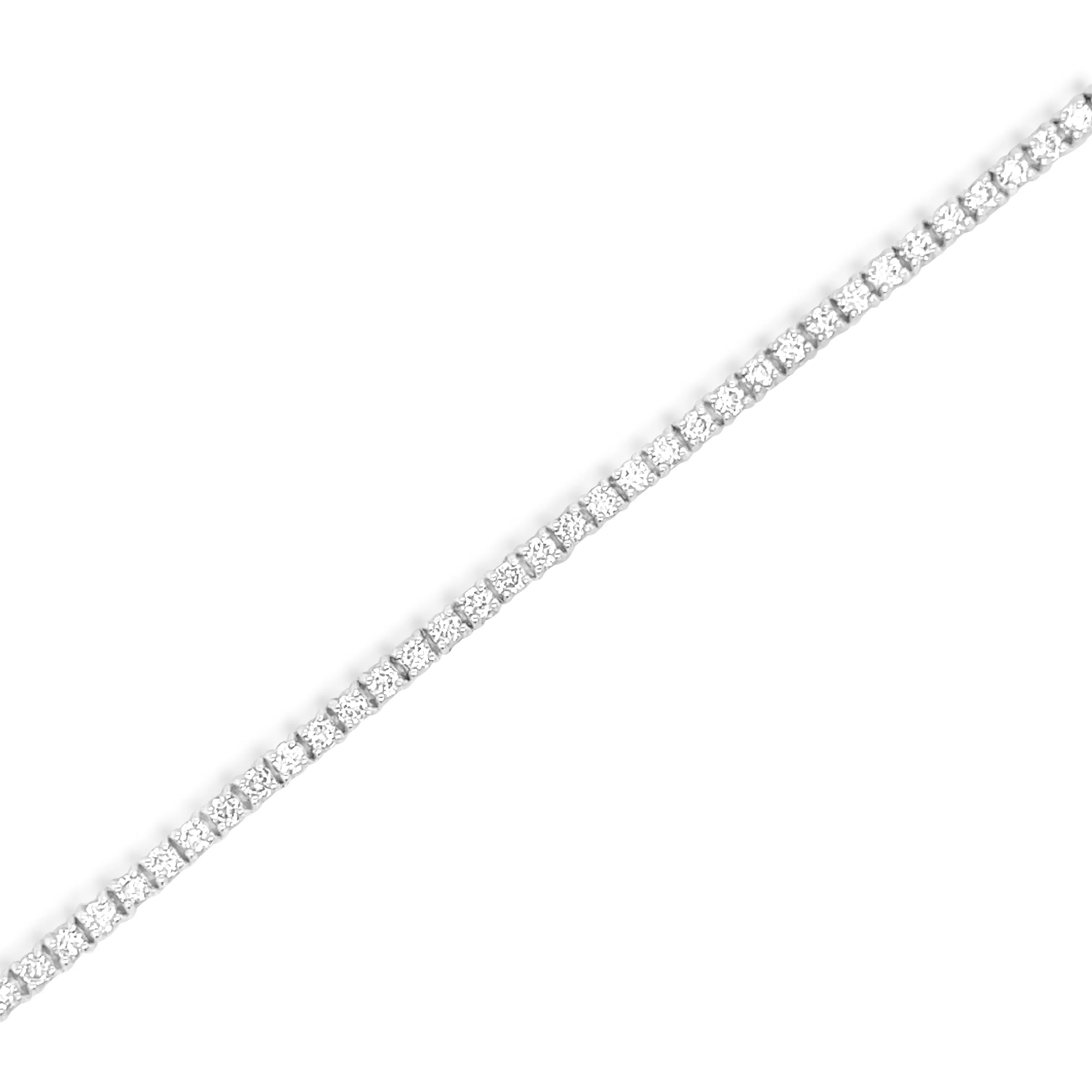 1.33 Carat Diamond Tennis Bracelet in 14k White Gold