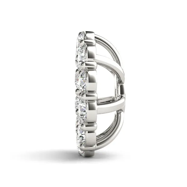 14K Diamond Jacket for Stud Diamond Earring