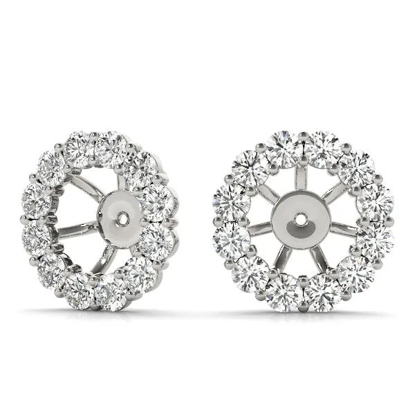 14K Diamond Jacket for Stud Diamond Earring