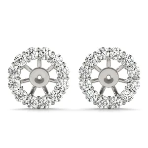 14K Diamond Jacket for Stud Diamond Earring