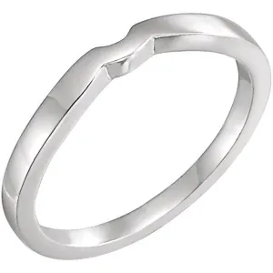 14k White Gold #1 Band for Tulipset® Ring, Size 6