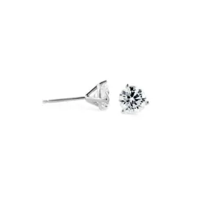 14K White Gold .25ct Diamond Stud Earrings