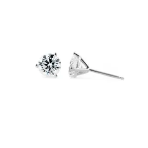 14K White Gold .50ct Diamond Stud Earrings