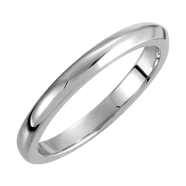 14k Yellow Gold 2.75mm Solstice Solitaire® Tapered Knife Edge Band, Size 7