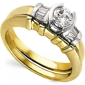 14k Yellow Gold Band, Size 6