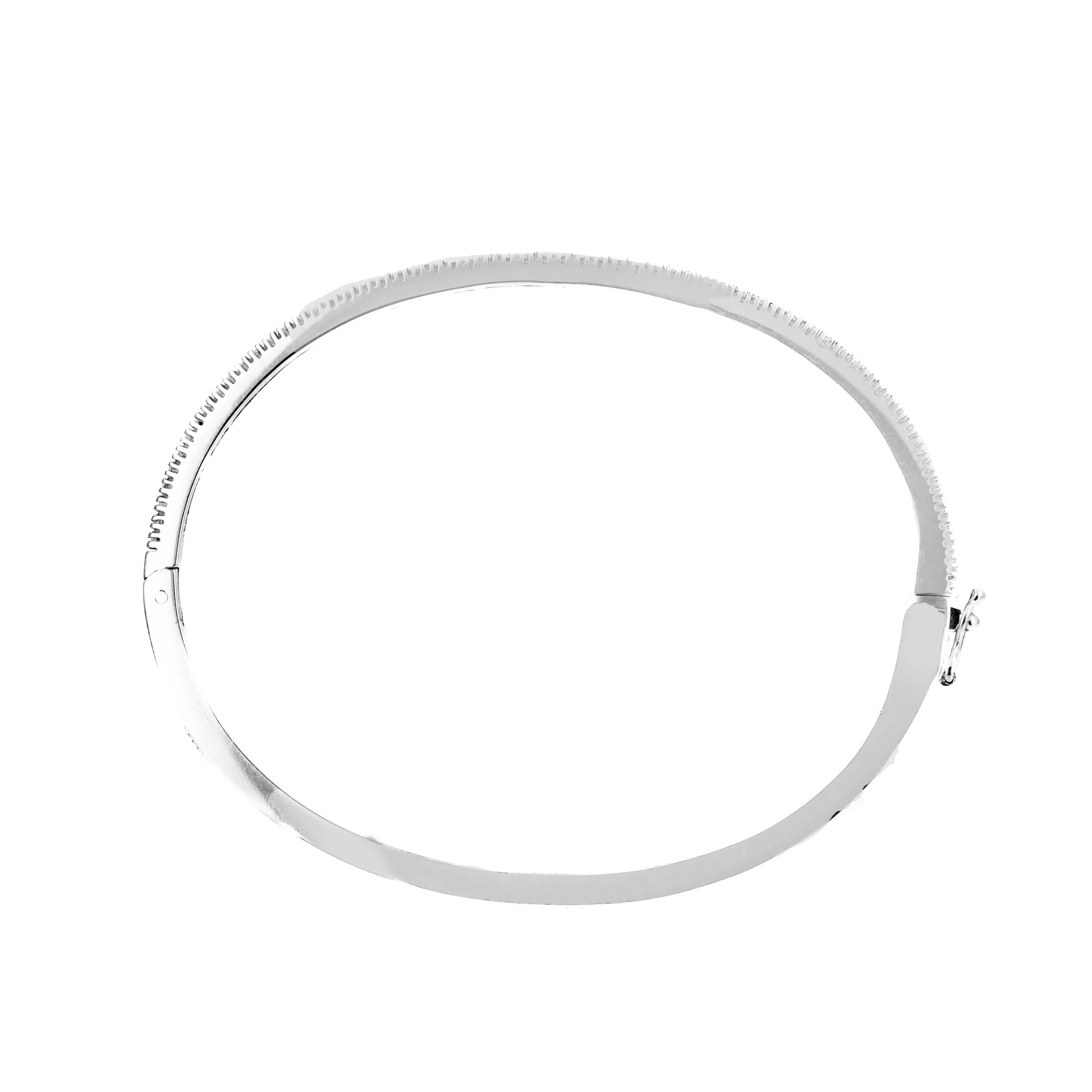 18K White Gold Hidalgo Diamond Bangle