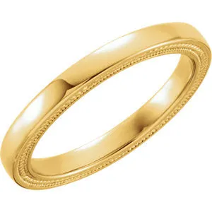 18K Yellow Matching Band Size 5