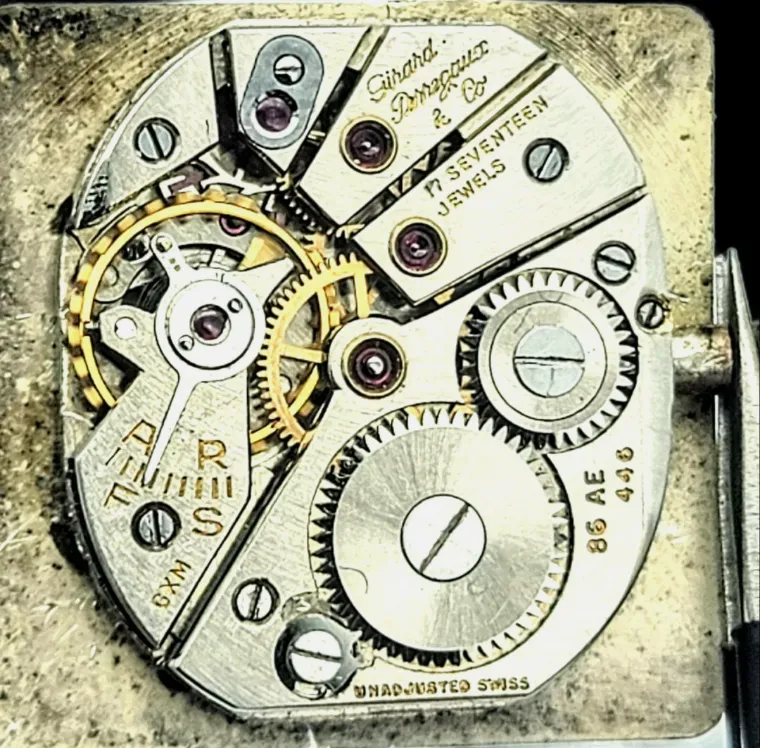 1930's GIRARD-PERREGAUX Watch 17 Jewels Cal. 86 AE 446 Swiss