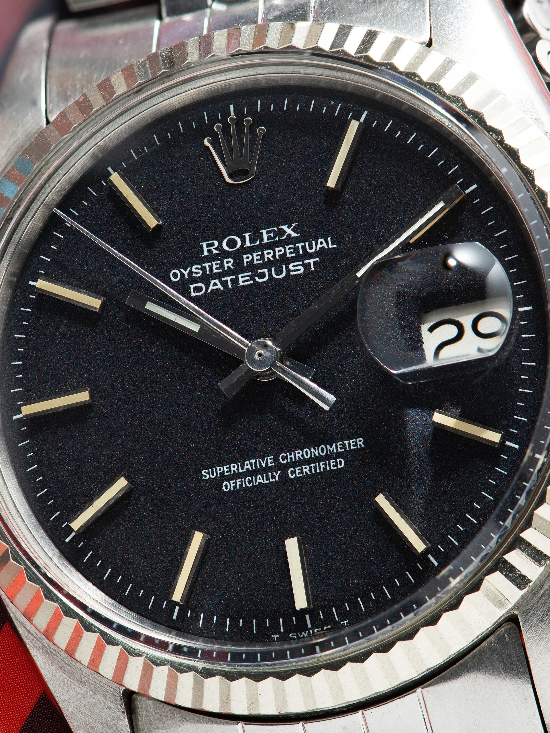 1969 Rolex Datejust (Ref. 1601) Black "Confetti" Dial