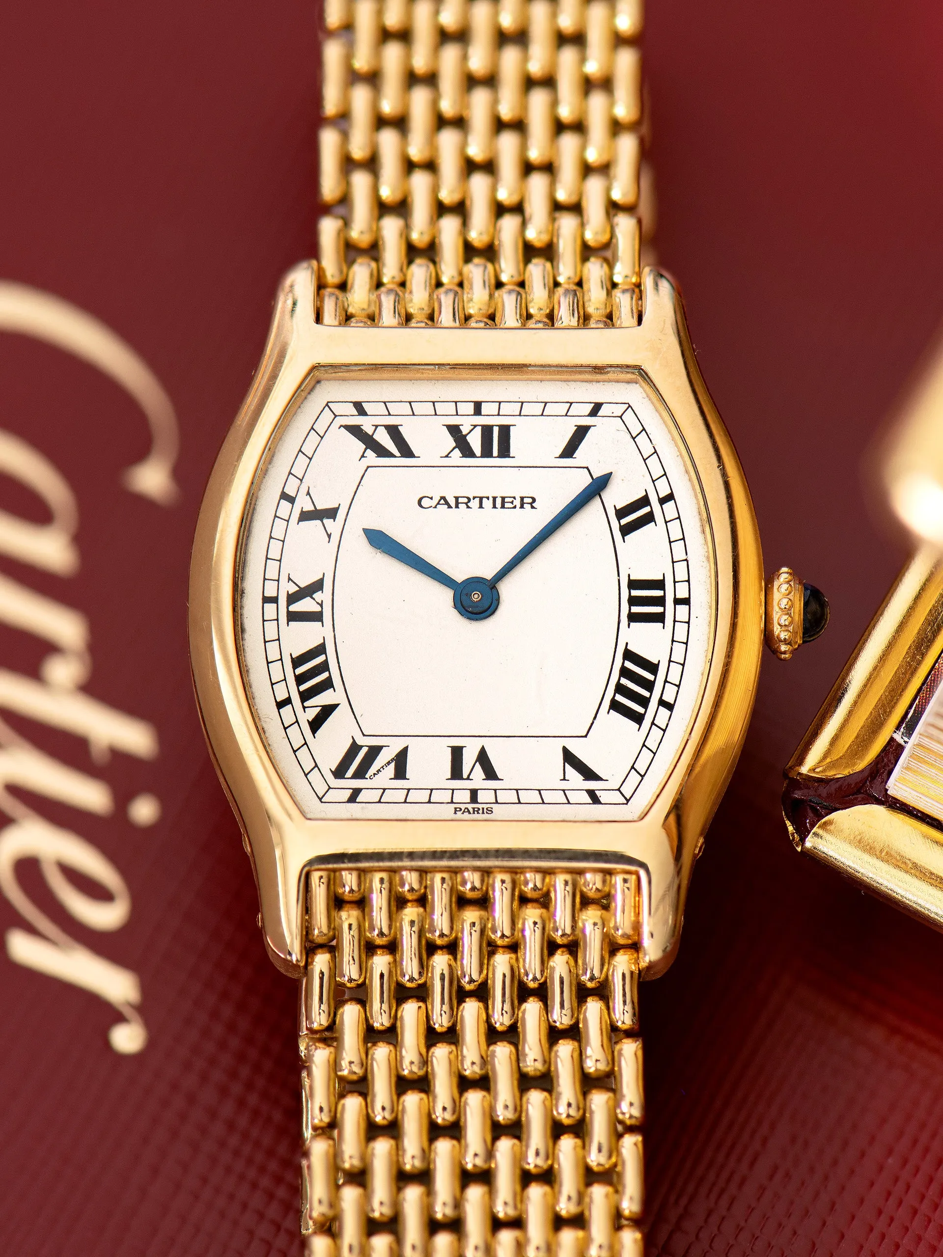 1970s Cartier Paris Tortue 18K YG (Ref. 96069) "Extra Plate"