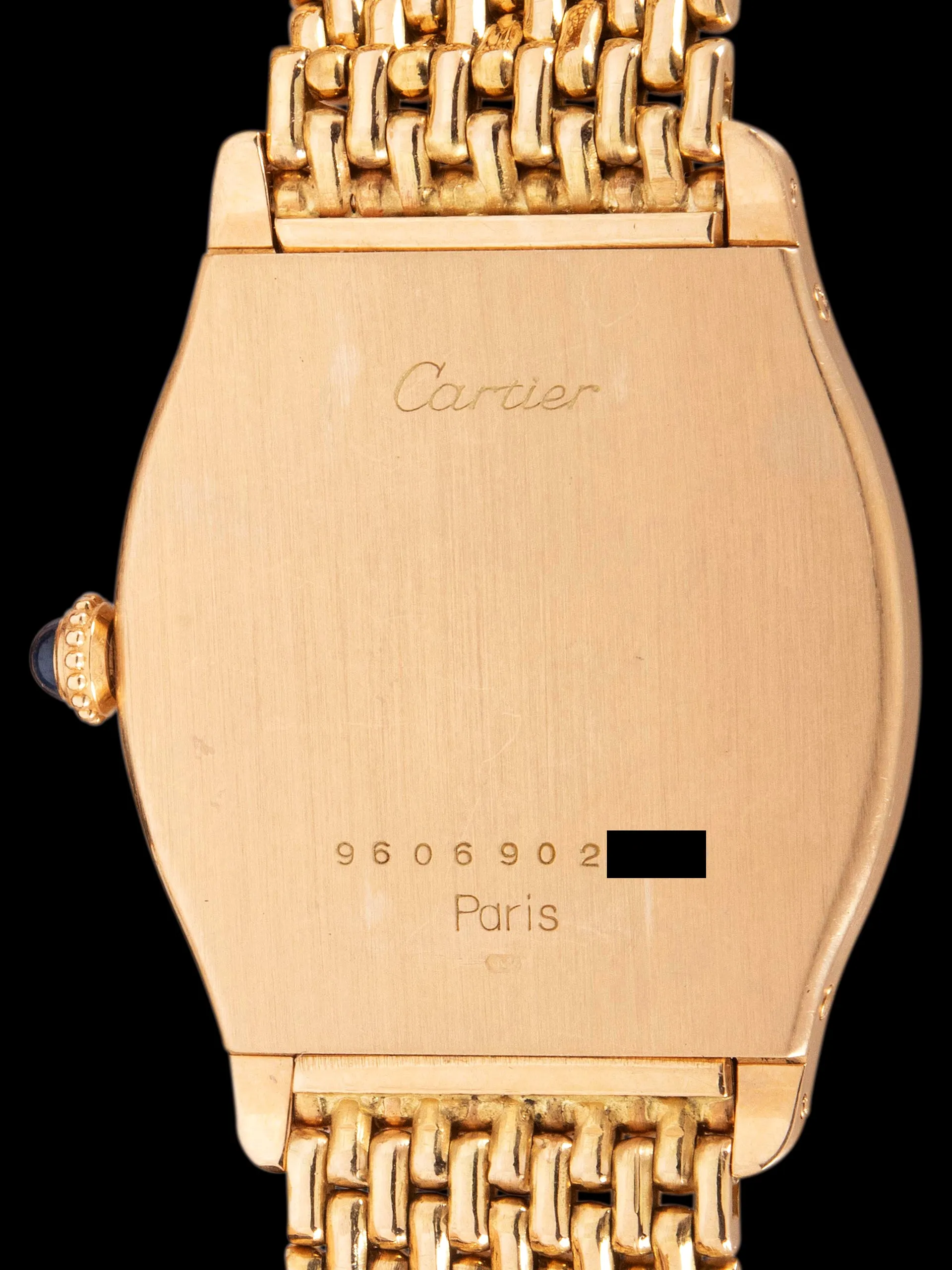 1970s Cartier Paris Tortue 18K YG (Ref. 96069) "Extra Plate"