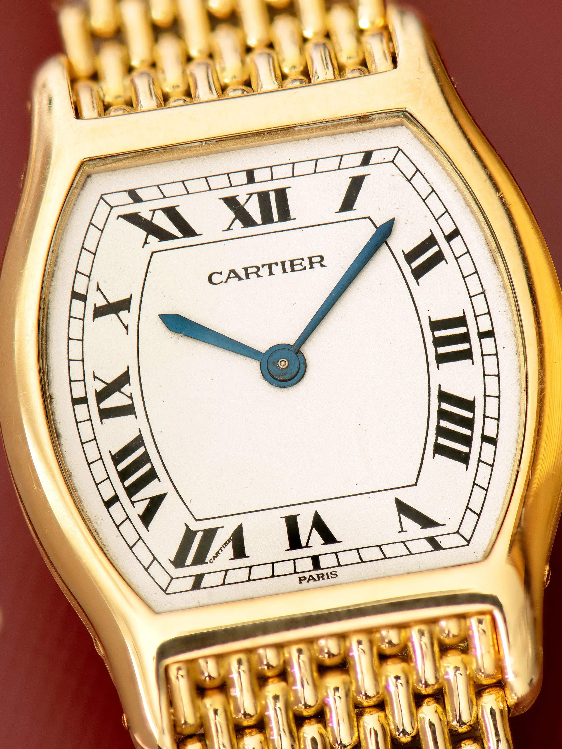 1970s Cartier Paris Tortue 18K YG (Ref. 96069) "Extra Plate"