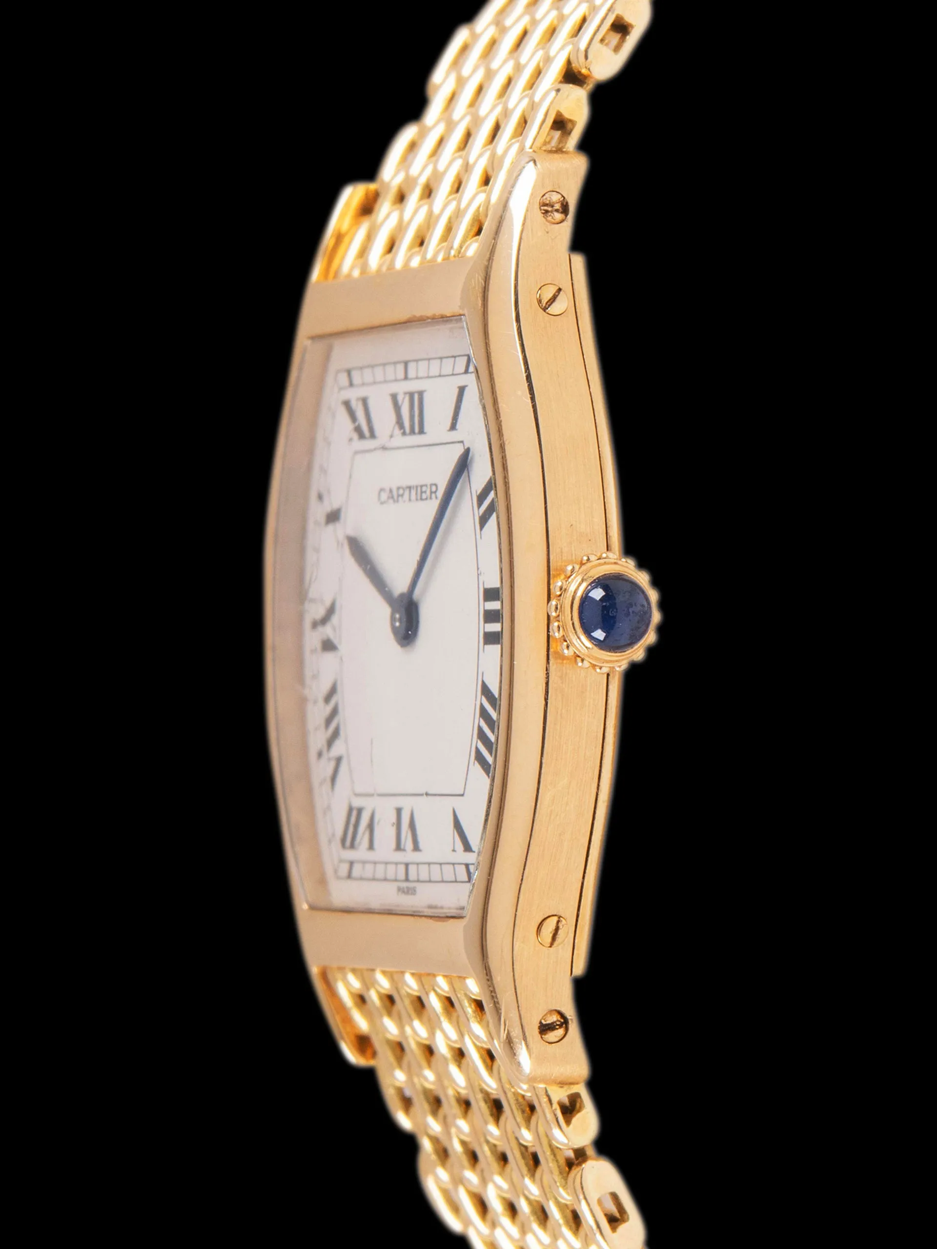 1970s Cartier Paris Tortue 18K YG (Ref. 96069) "Extra Plate"