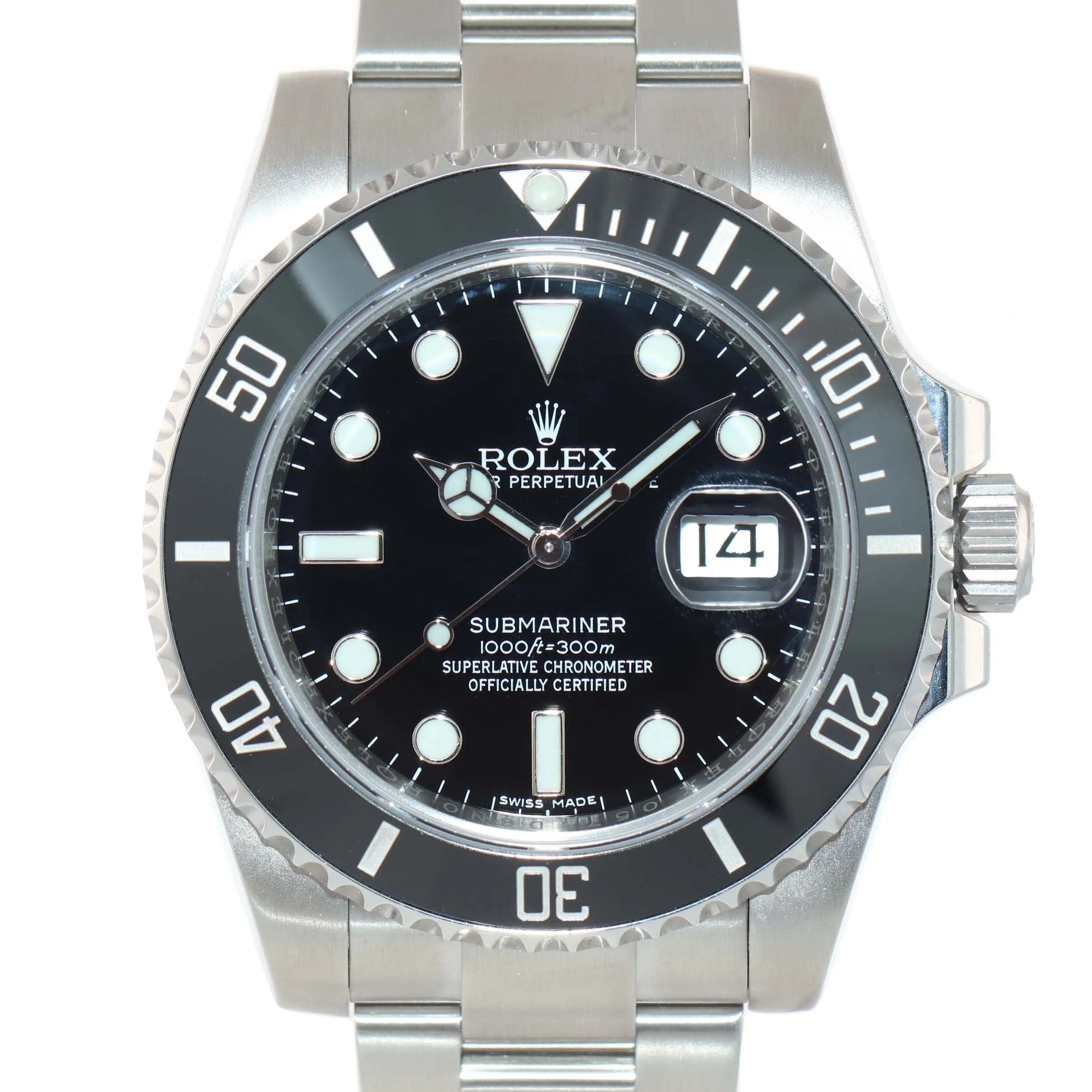 2018-2020 Rolex Submariner Date 116610 Steel Black Dial Ceramic Bezel Watch Box
