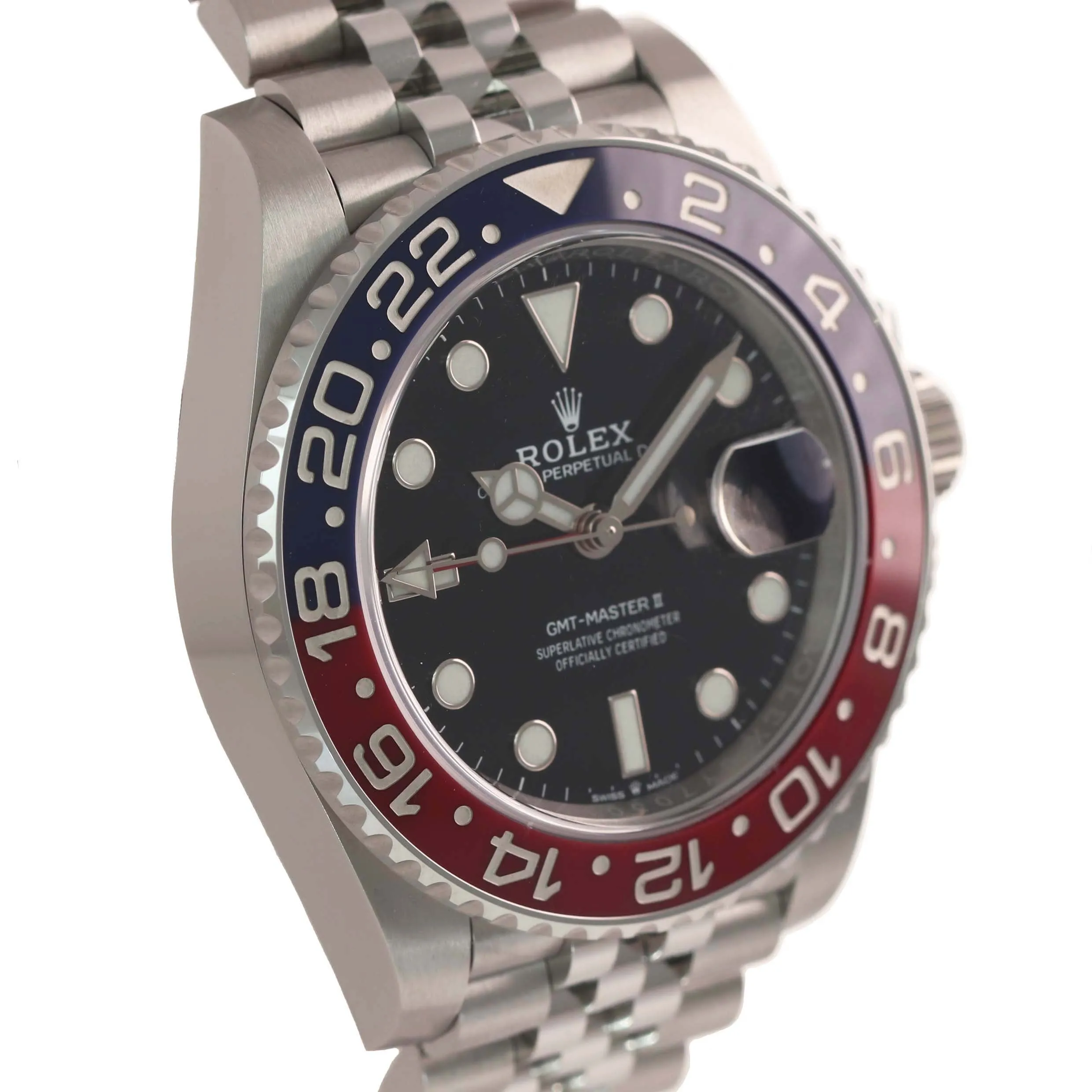 2019 PAPERS Rolex GMT Master PEPSI Red Blue Jubilee Ceramic 126710 Watch Box