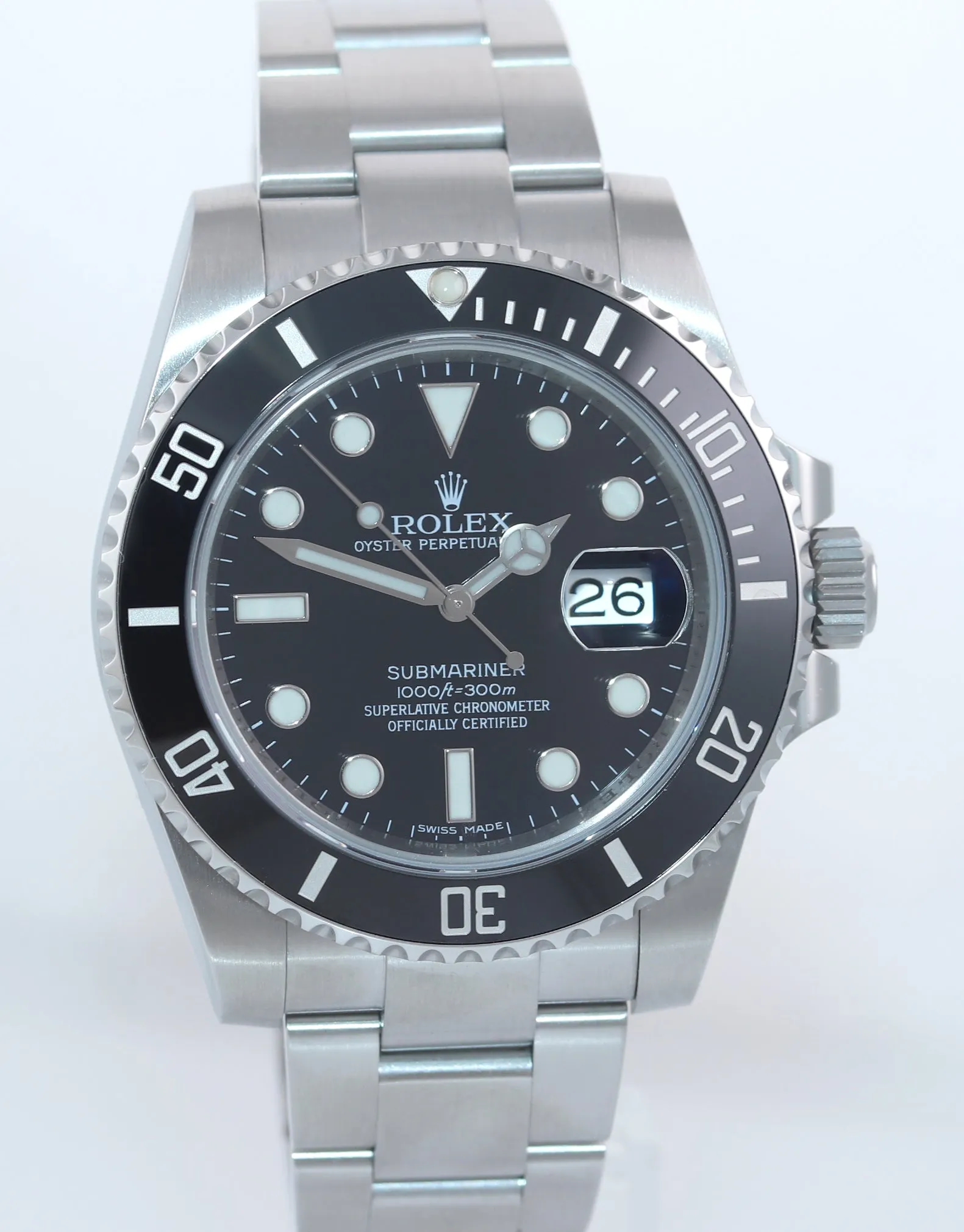 2020 NEW PAPERS Rolex Submariner Date 116610 Steel Black Ceramic Bezel Watch Box