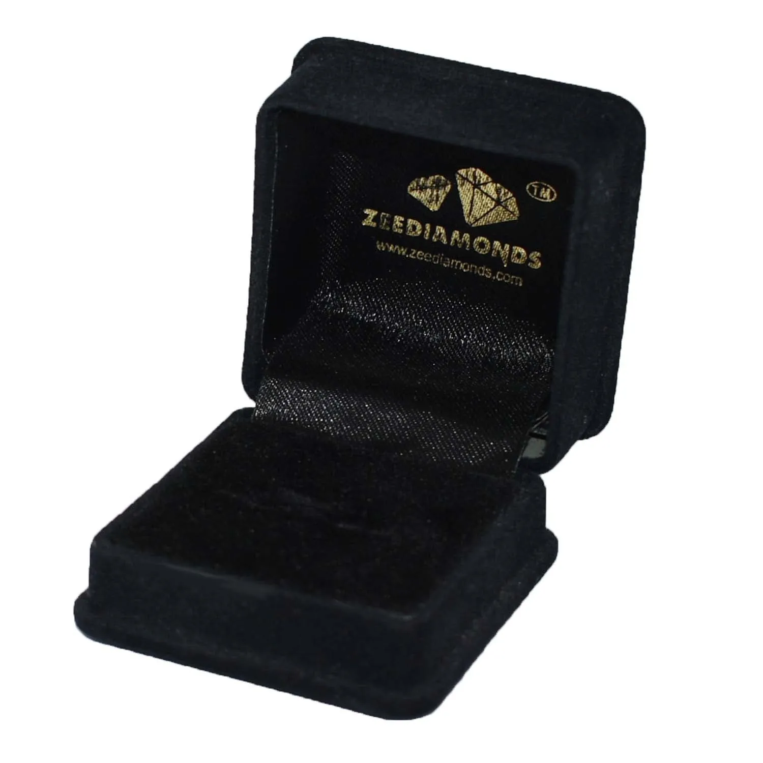 3 Ct Certified Blue Diamond Stud Earrings in 925 Silver with Black Gold Finish! Great Shine & Luster! Gift For Birthday!