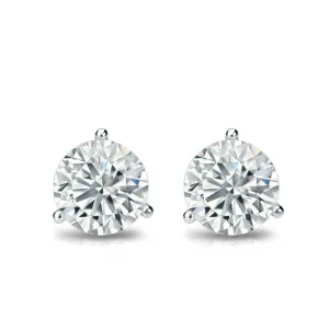 3.05CT ROUND DIAMOND STUDS
