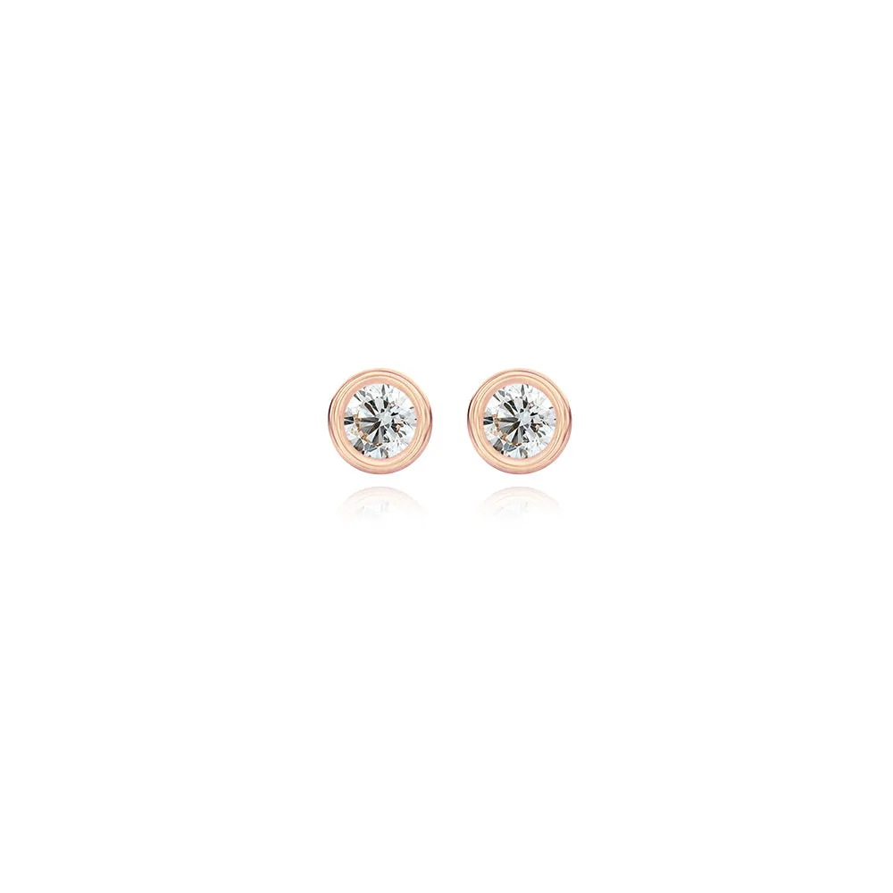 4ctw Lab Diamond Studs (Pair)