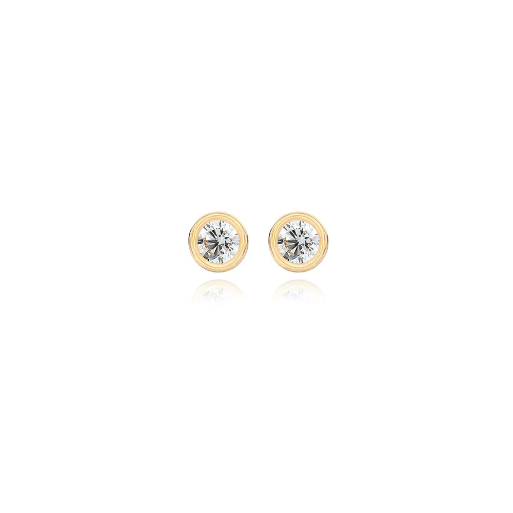4ctw Lab Diamond Studs (Pair)