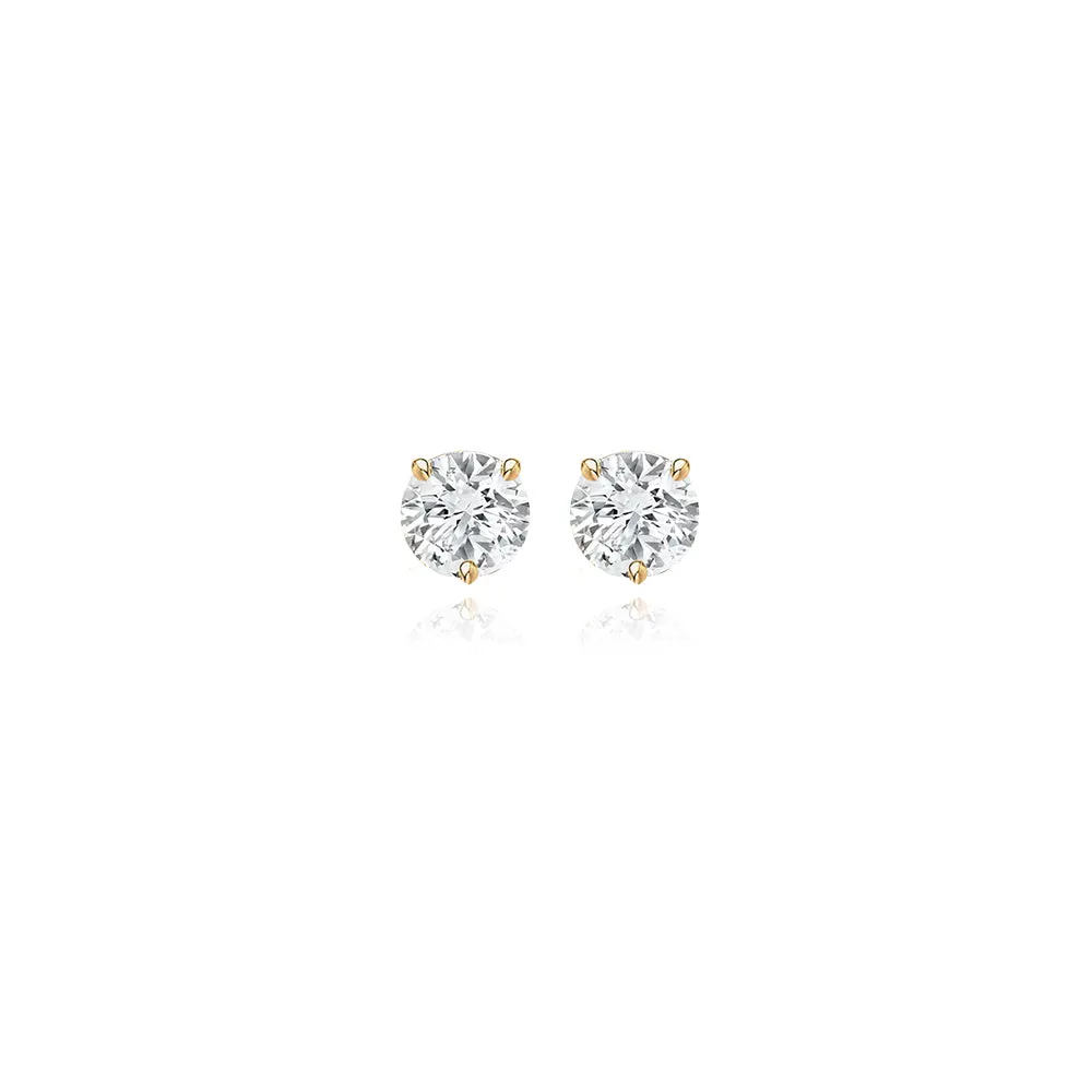 4ctw Lab Diamond Studs (Pair)