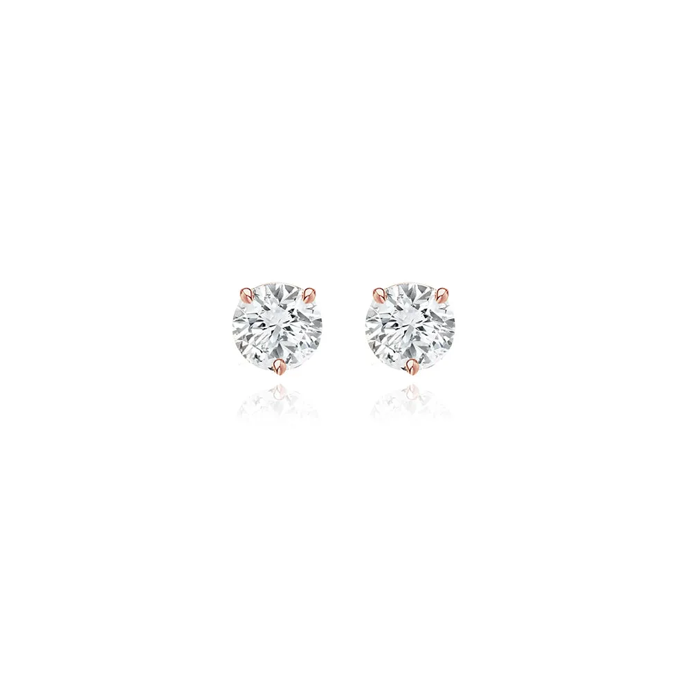 5ctw Lab Diamond Studs (Pair)
