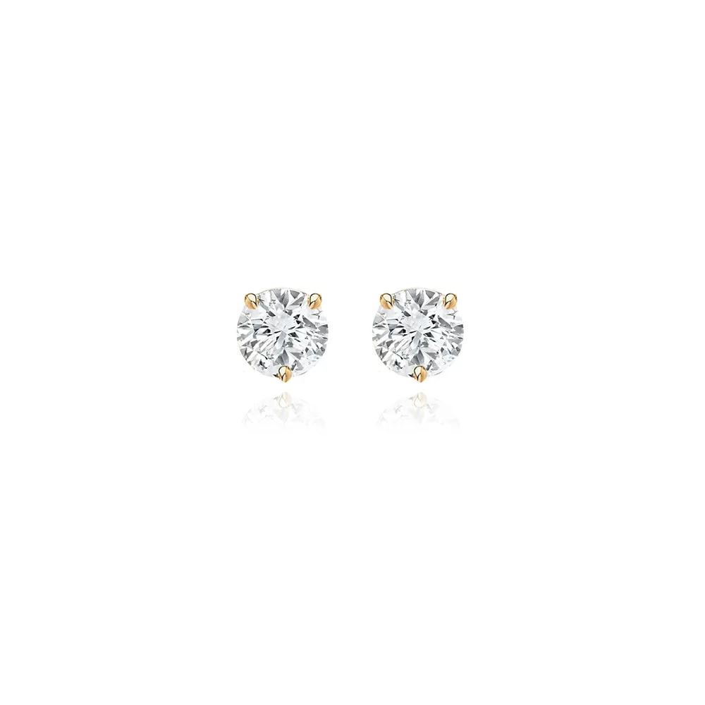5ctw Lab Diamond Studs (Pair)