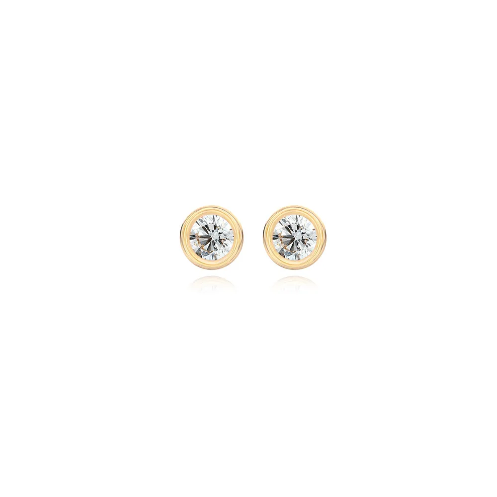 5ctw Lab Diamond Studs (Pair)