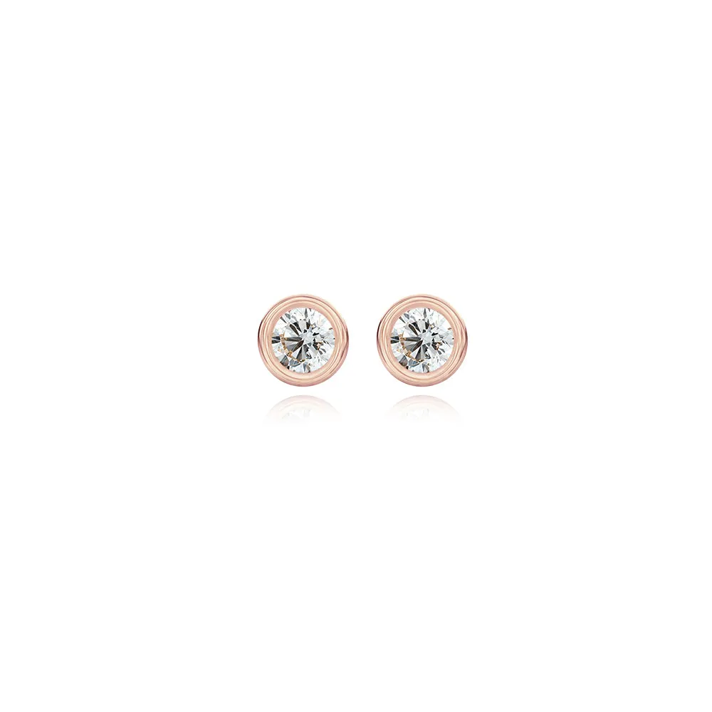 5ctw Lab Diamond Studs (Pair)