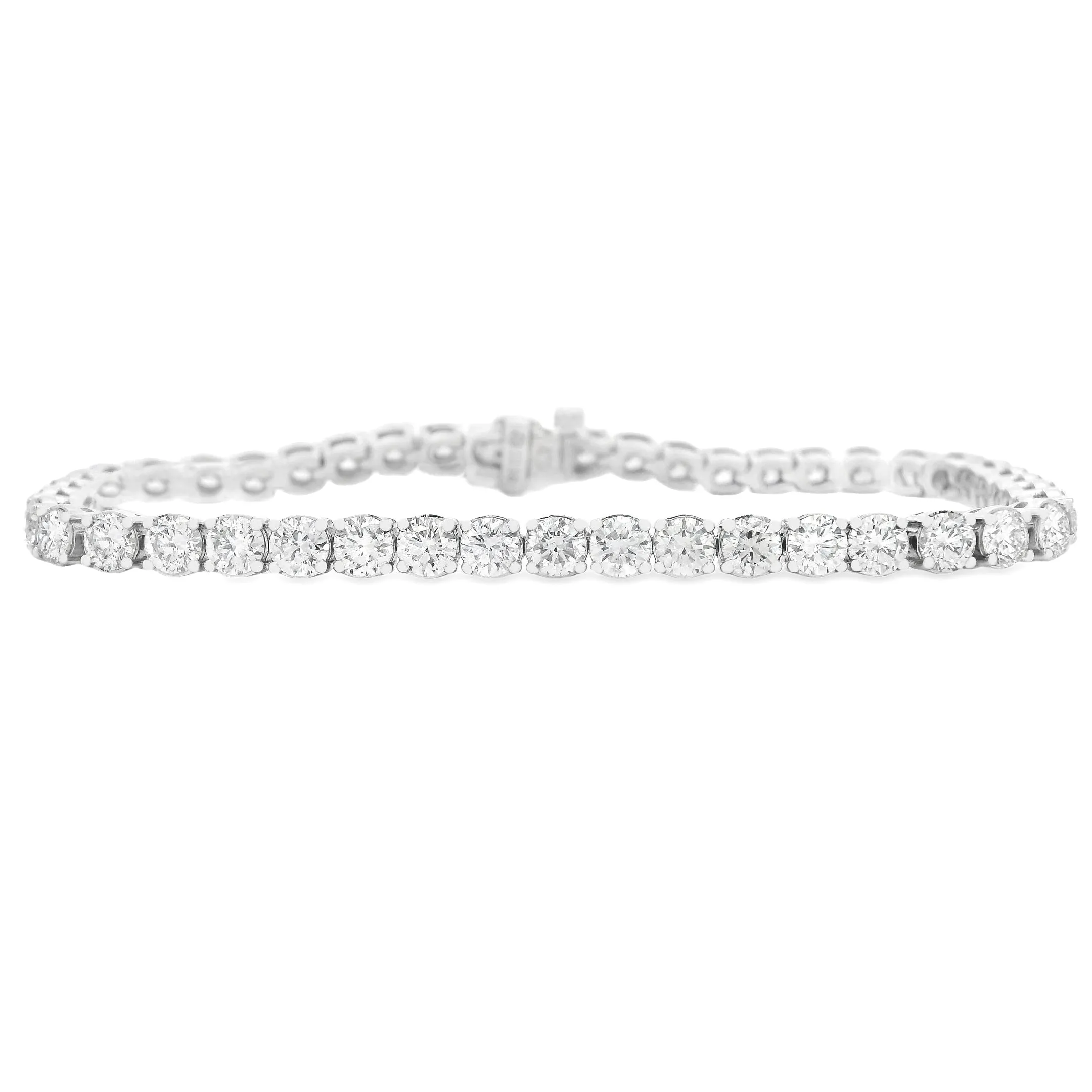 8.00ct 18k White Gold Diamond Bracelet