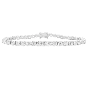 8.75ct 18k White Gold Diamond Bracelet