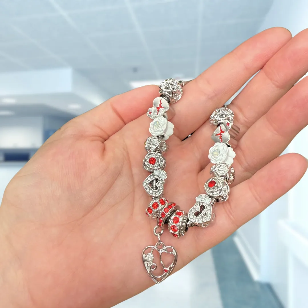A Nurse's Heart Bracelet