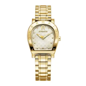 Aigner Daiana Ladies Gold Dial Gold Stainless Steel Watch
