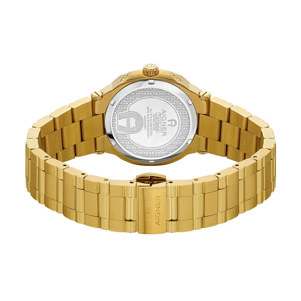 Aigner Taviano Women's Light Gold Dial Golden watch