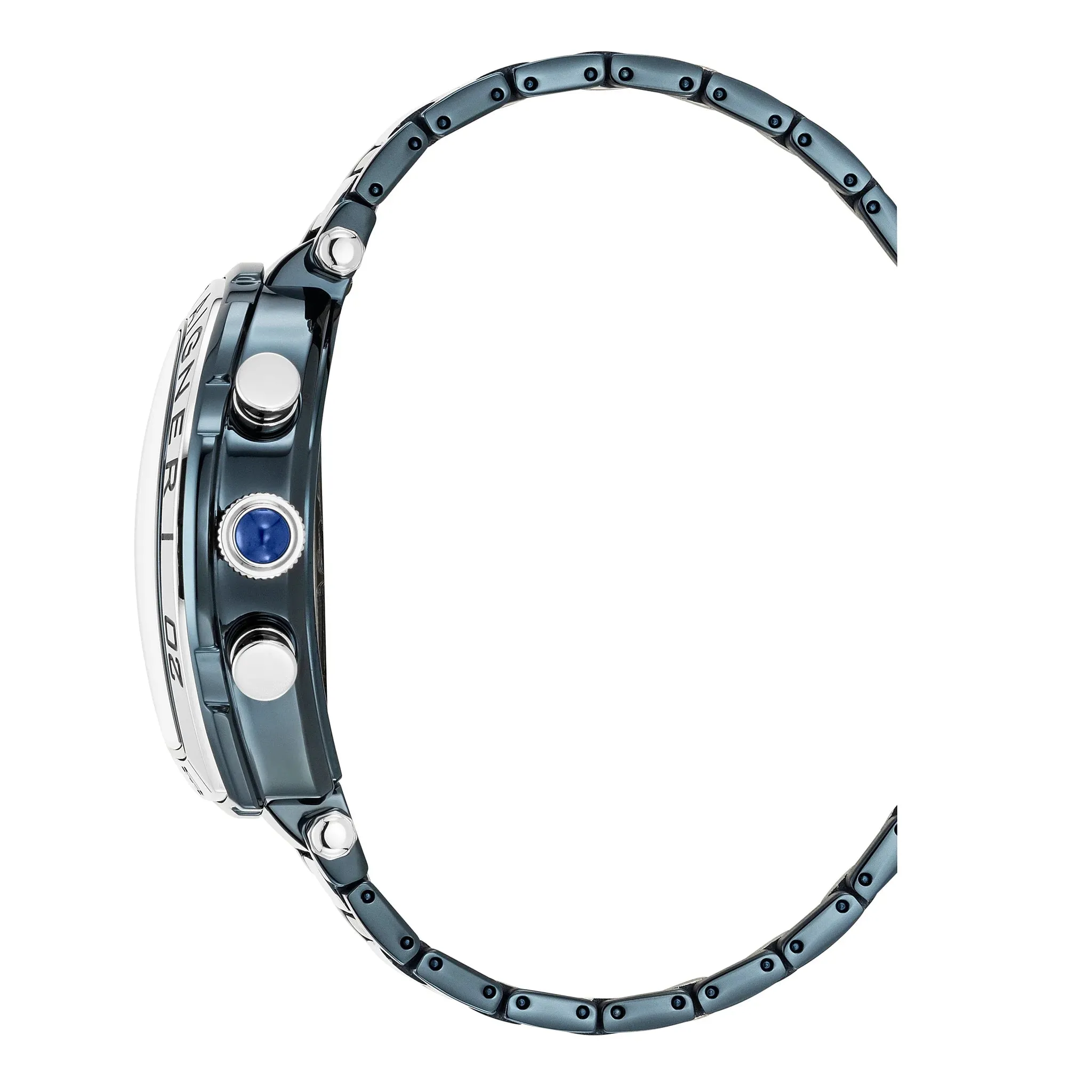 Aigner Trapani Chrono Gents Silver Blue Watch