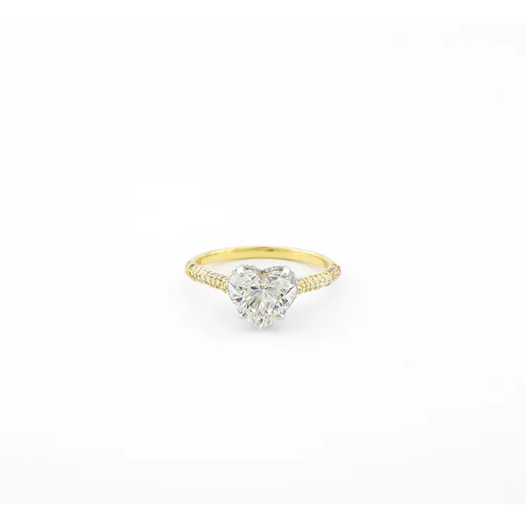 Aimer Heart Solitaire Ring