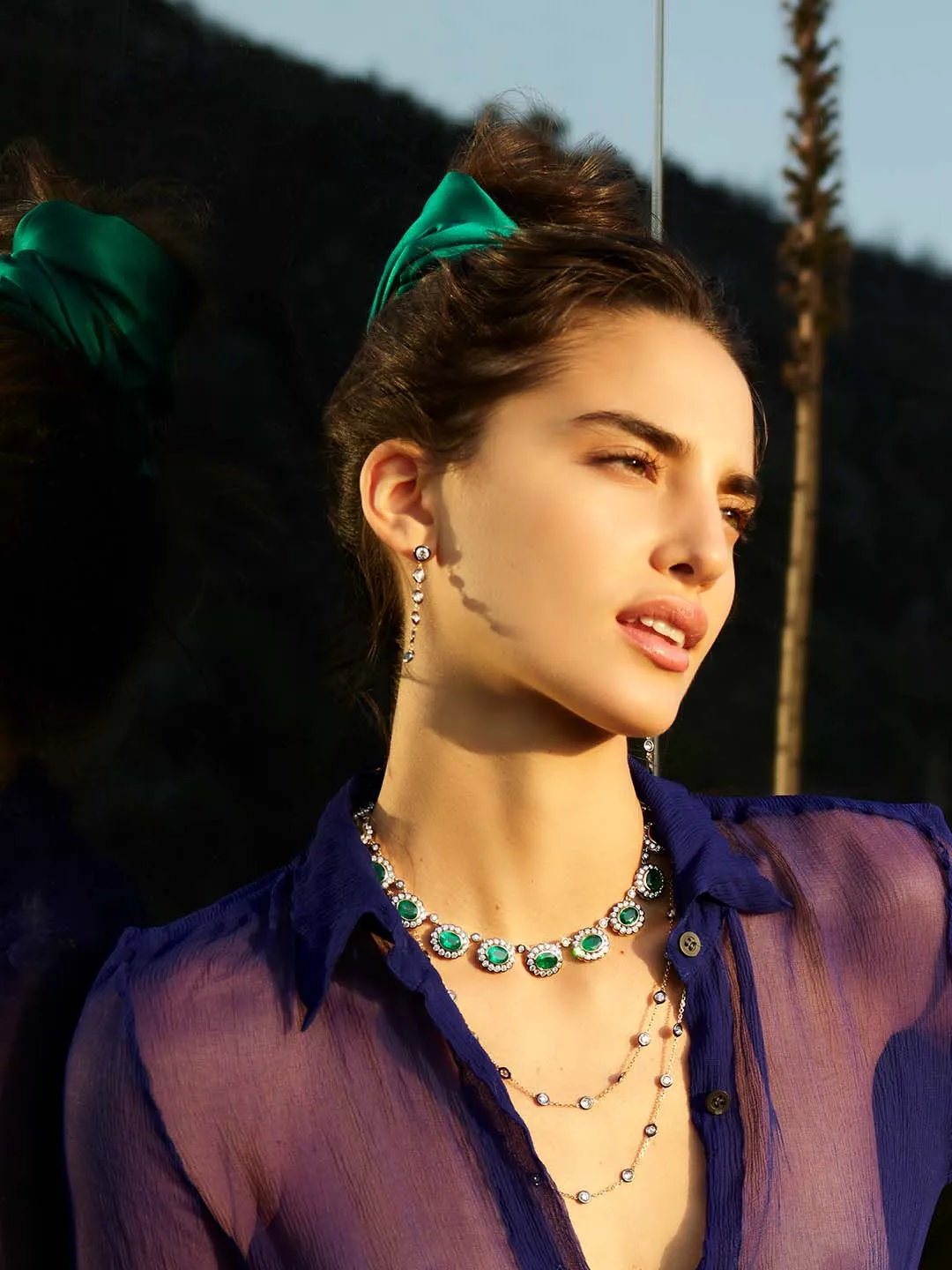 Alexandra Necklace Emerald