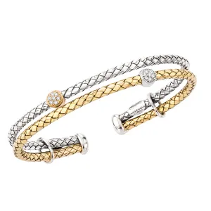 Alisa Sterling Silver & 18k Bracelet