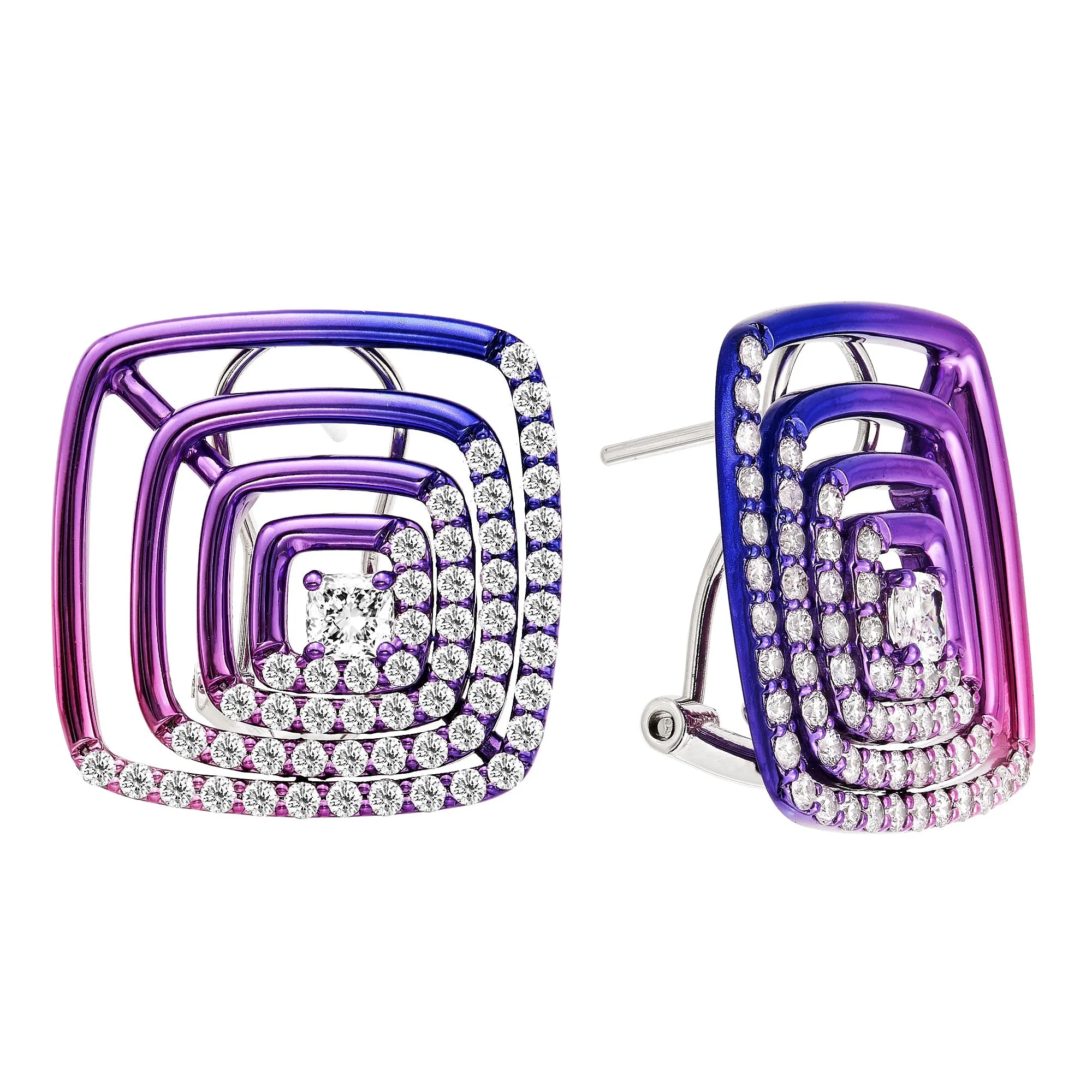 Aurora Nights Altair Diamond Stud Earrings