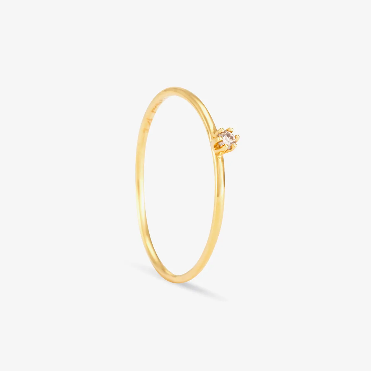 Baby Brown Diamond Ring | R1601BR