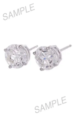 Bandiera Jewellers Diamond Studs 0.90ct.
