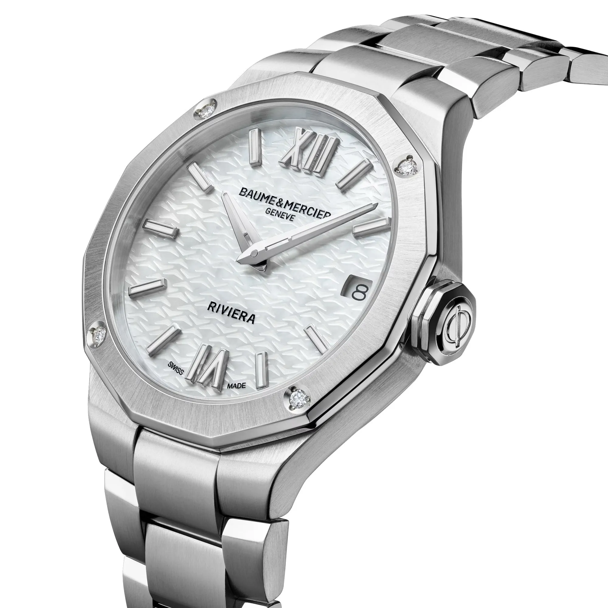 Baume & Mercier Riviera 33mm MOP Quartz 10729