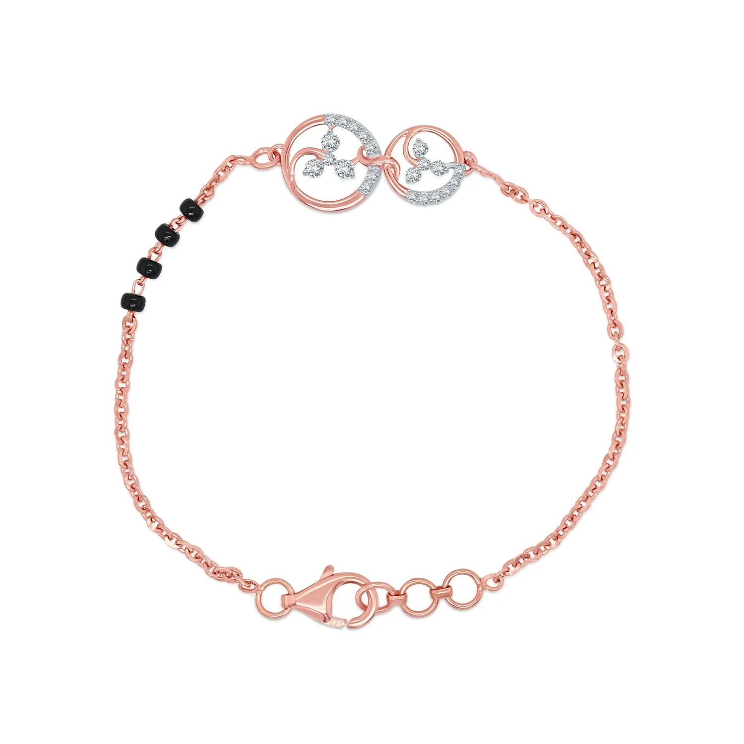 Beyond Time Diamond Mangalsutra Bracelet