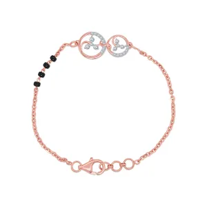 Beyond Time Diamond Mangalsutra Bracelet