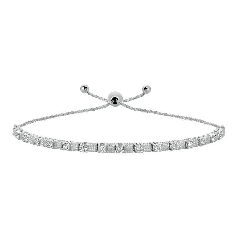 BOLO DIAMOND BRACELET 14K GOLD (0.5 CTW) 4
